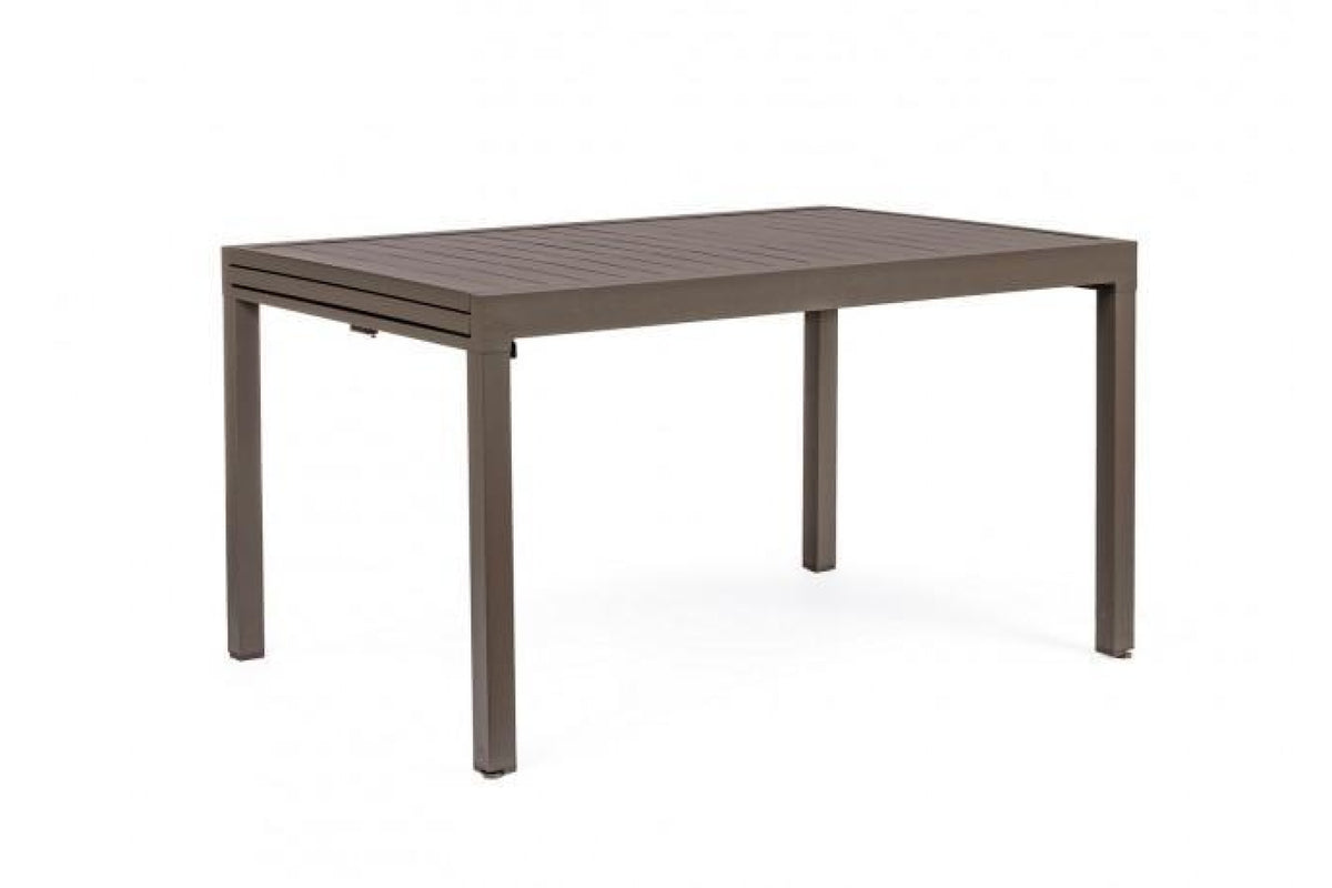 Kerti asztal - PELAGIUS II barna alumínium kerti asztal
