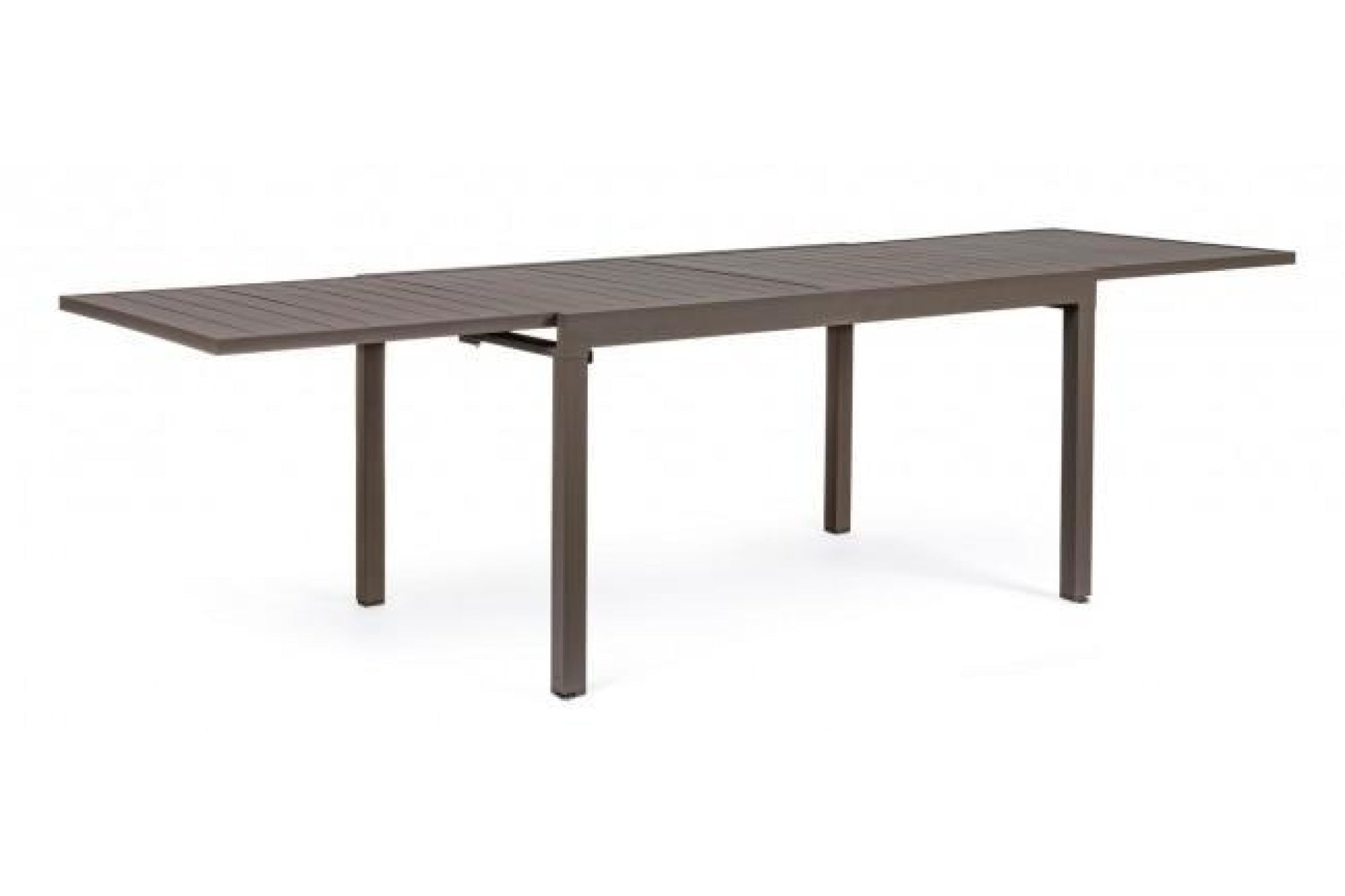 Kerti asztal - PELAGIUS II barna alumínium kerti asztal