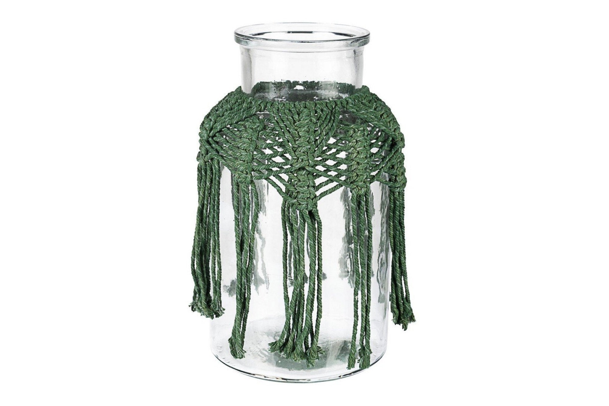 Üveg tároló - PERUVIAN zöld 100% pamut üveg tároló