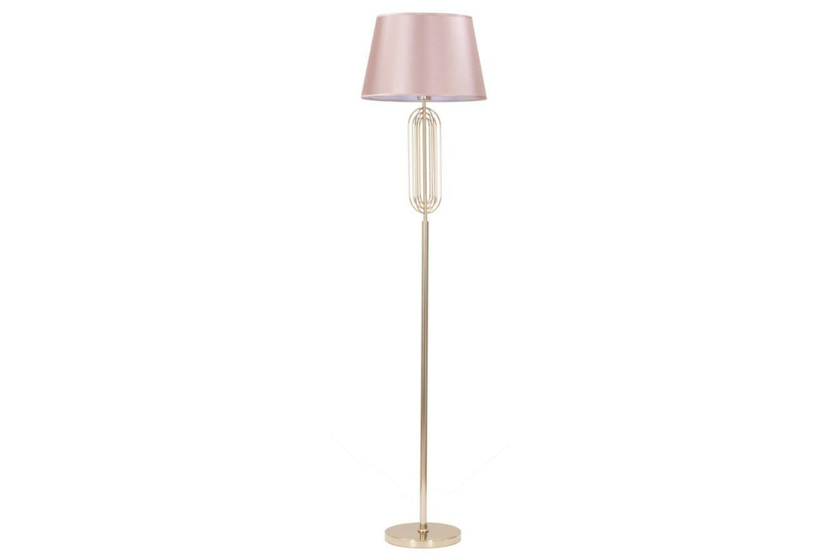 Állólámpa - PINK OVY rózsaszín és arany vas állólámpa