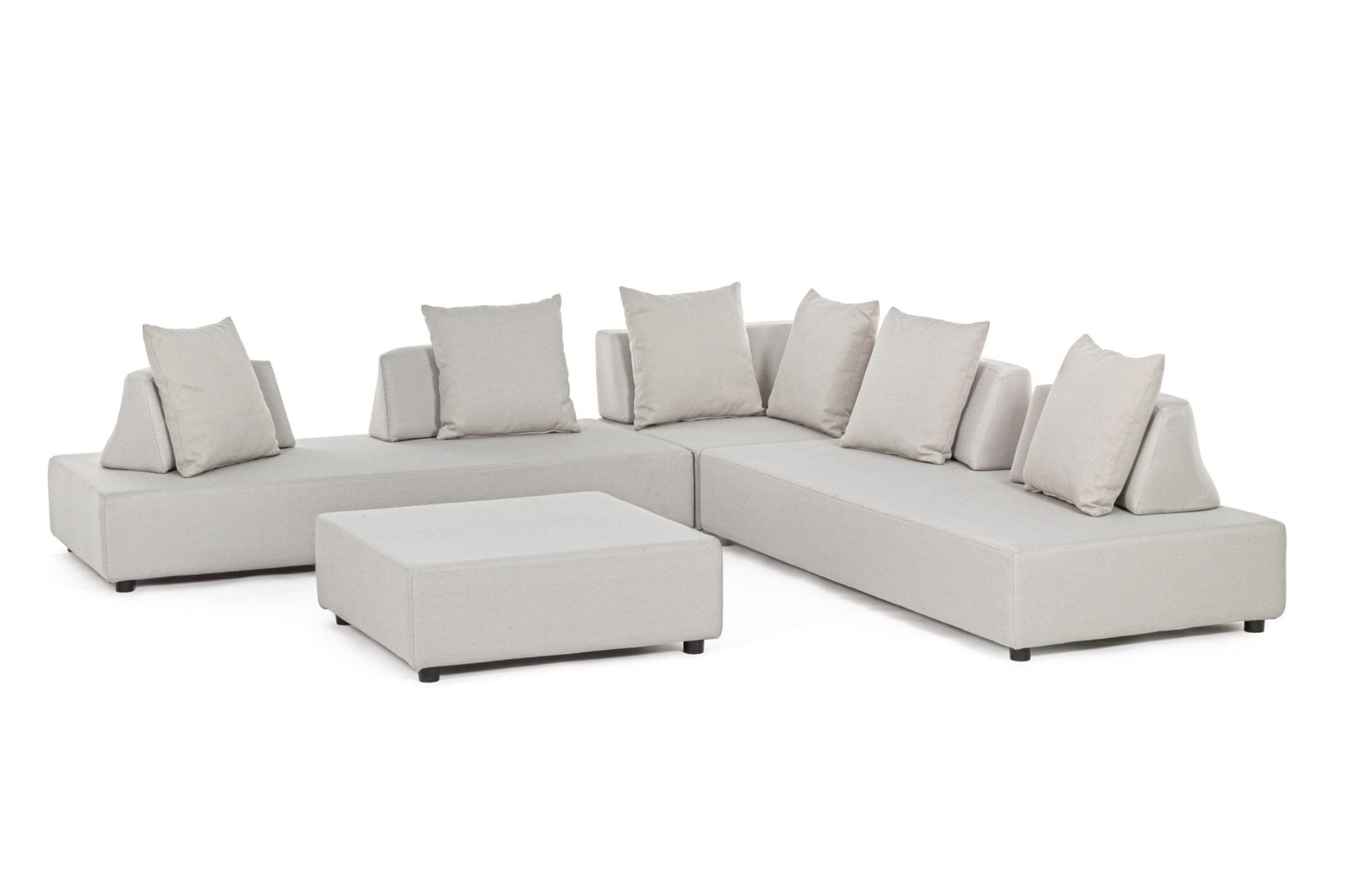 Kerti garnitúra - PIPER szürke 100% polypropilen kerti garnitúra