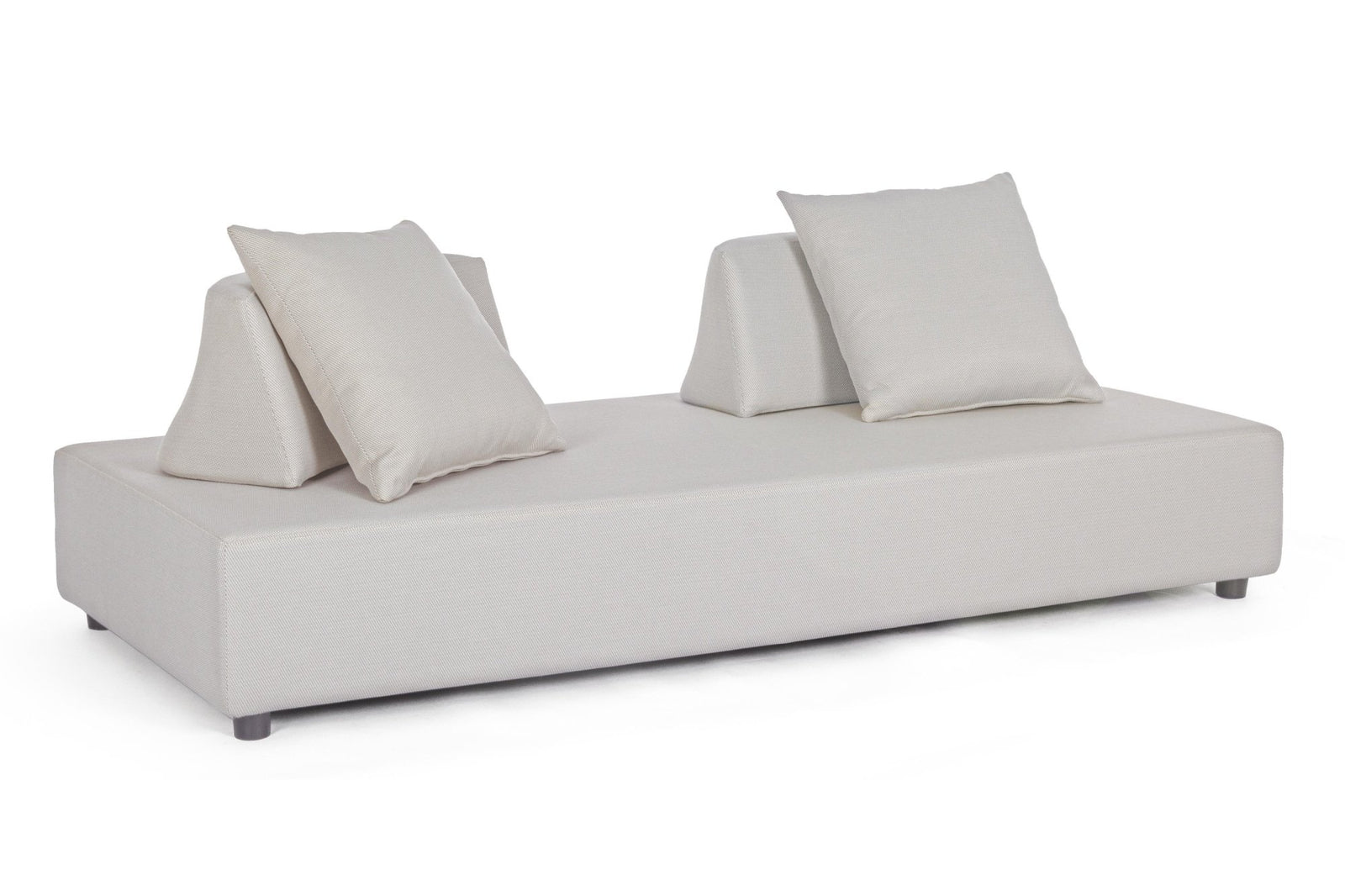 Kerti kanapé - PIPER szürke 100% polypropilen kerti kanapé