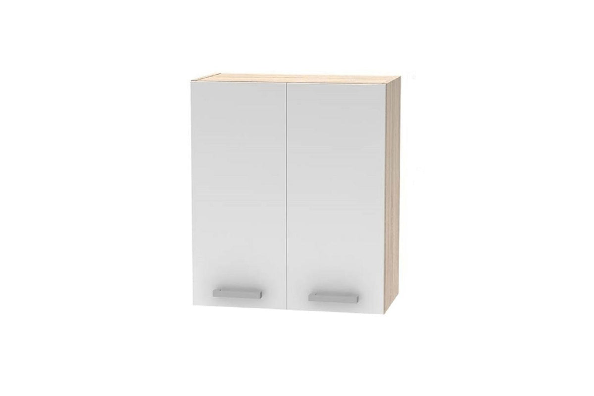 Felső konyhaszekrény - PLUS fehér mdf kétajtós felső konyhaszekrény 60 cm