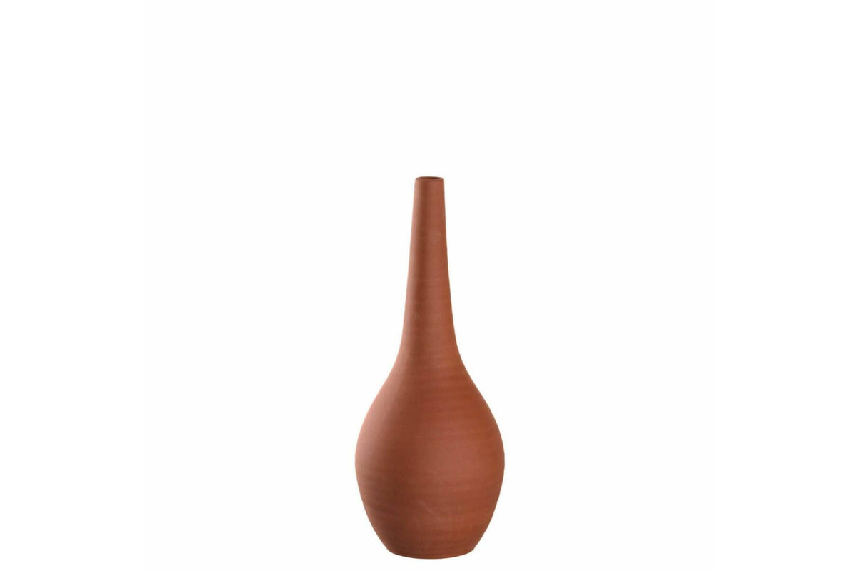 Váza - POSTO kerámia váza 40cm barna - Leonardo