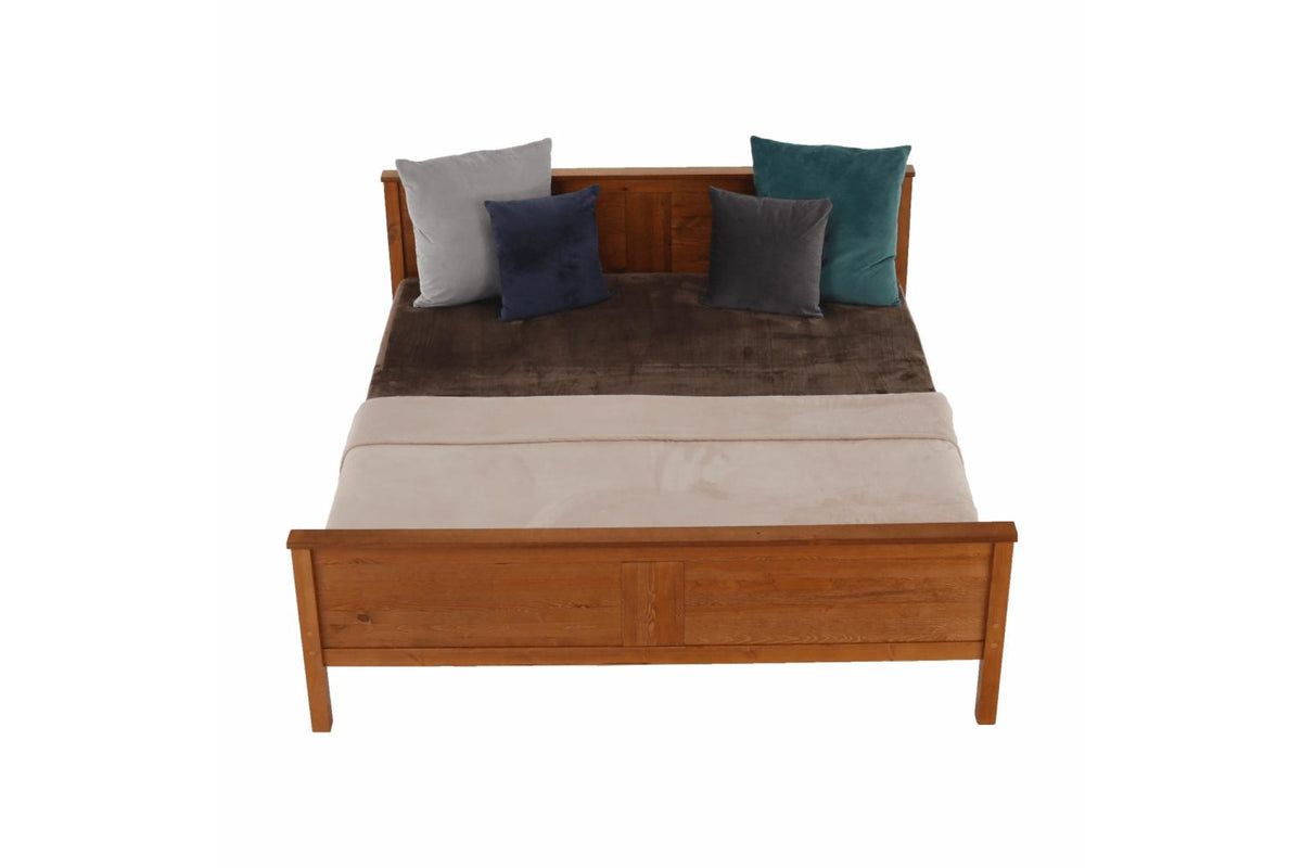 Ágy - PROVO barna fenyőfa ágy