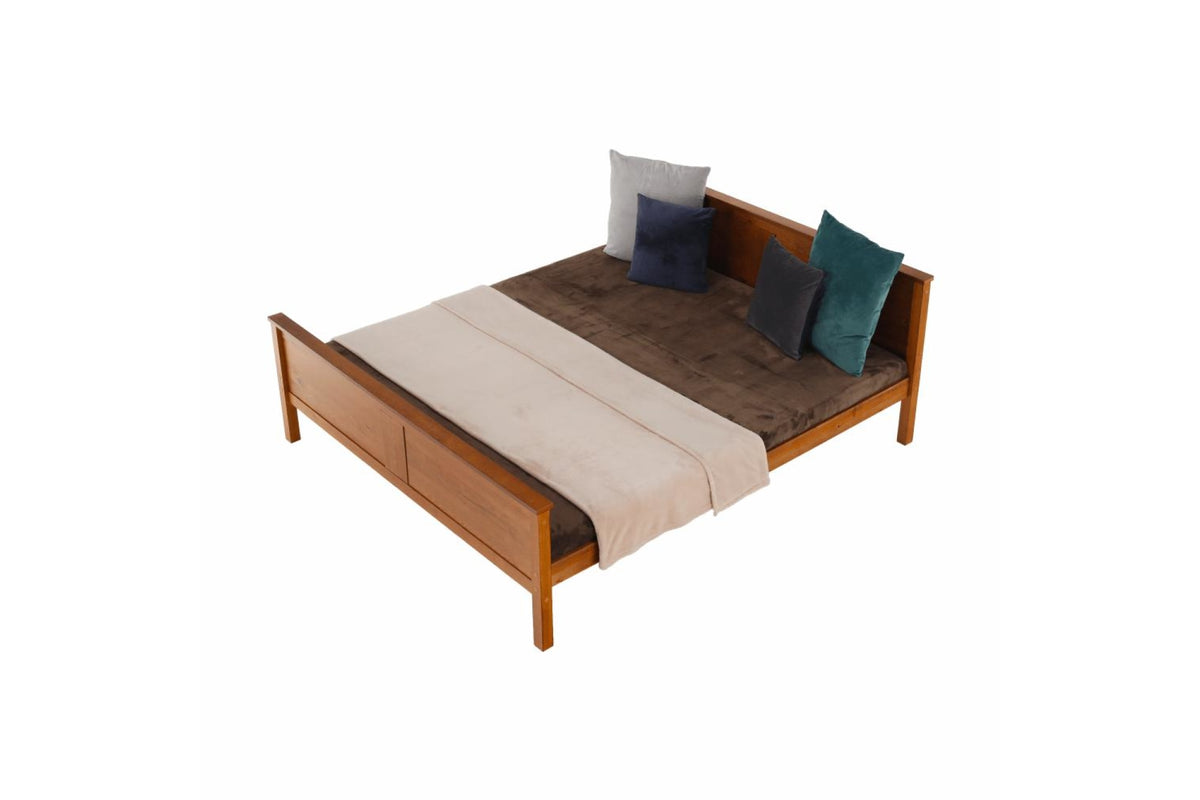 Ágy - PROVO barna fenyőfa ágy