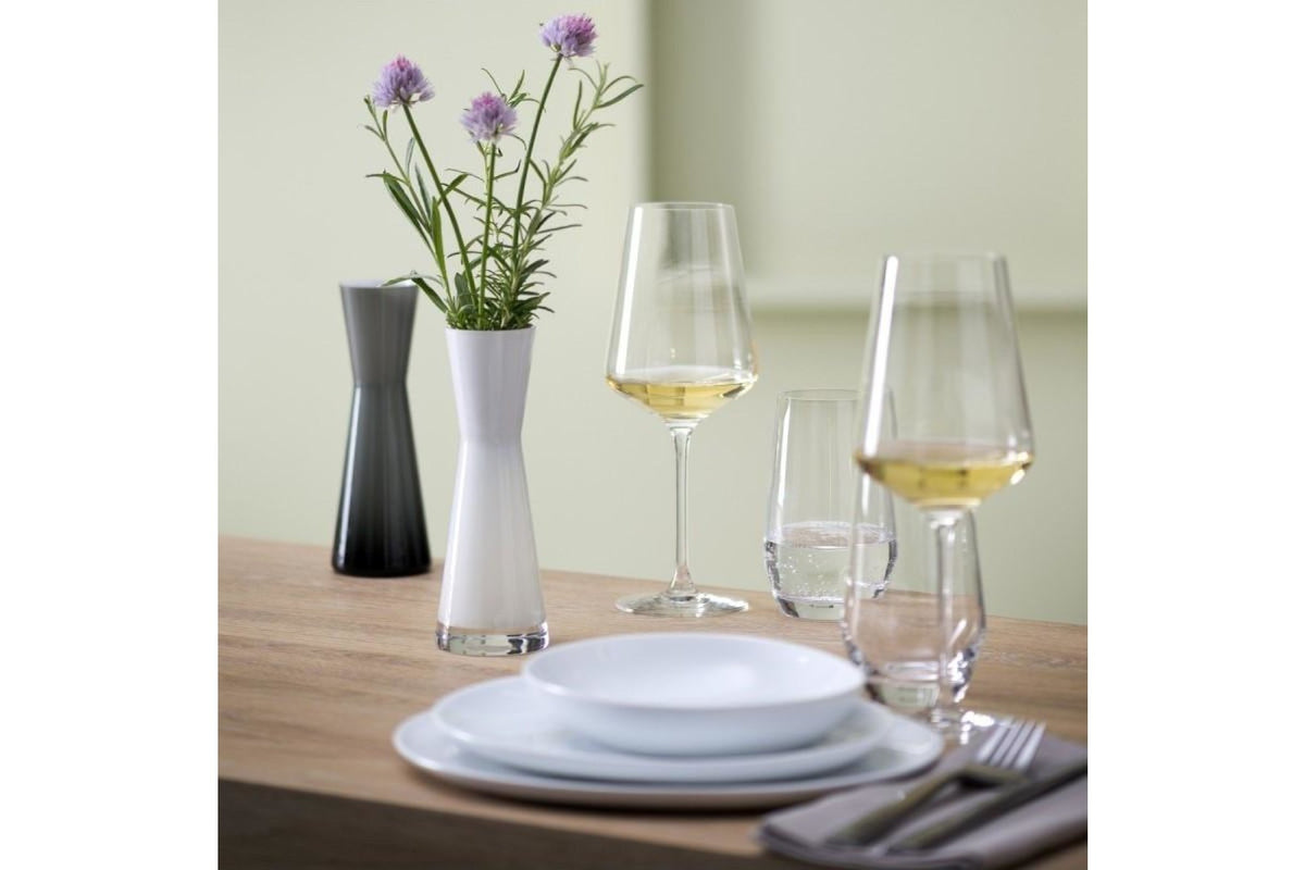 Váza - PUCCINI váza 18cm szürke - Leonardo