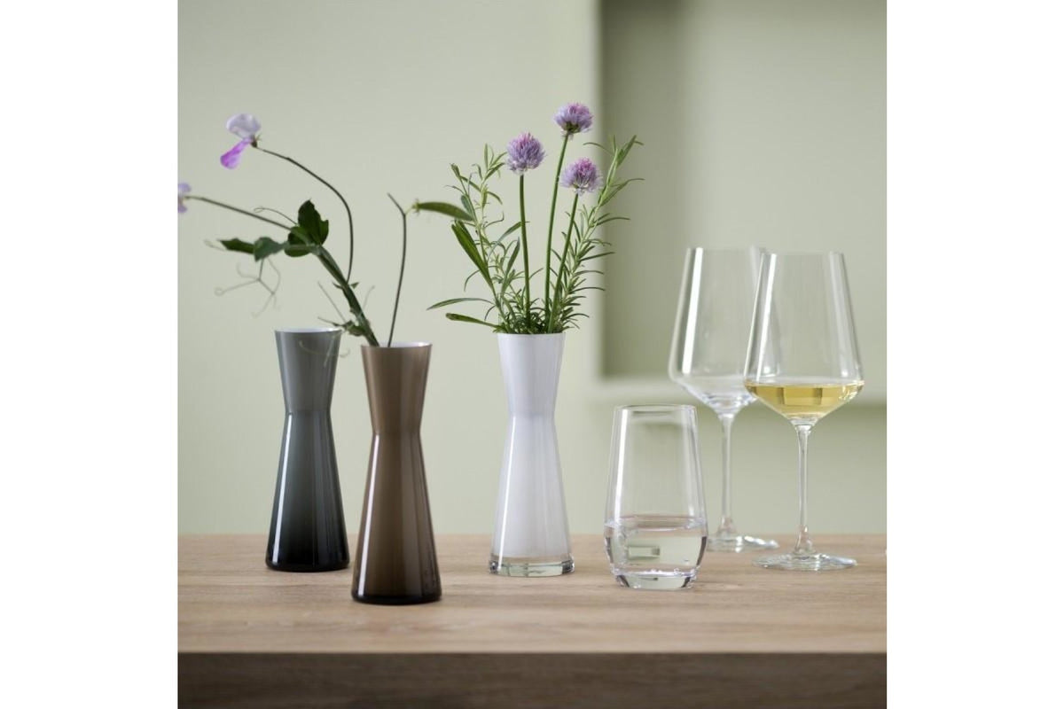 Váza - PUCCINI váza 18cm szürke - Leonardo