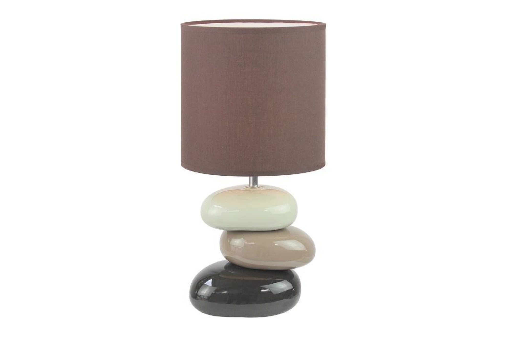Asztali lámpa - QENNY II barna kerámia asztali lámpa