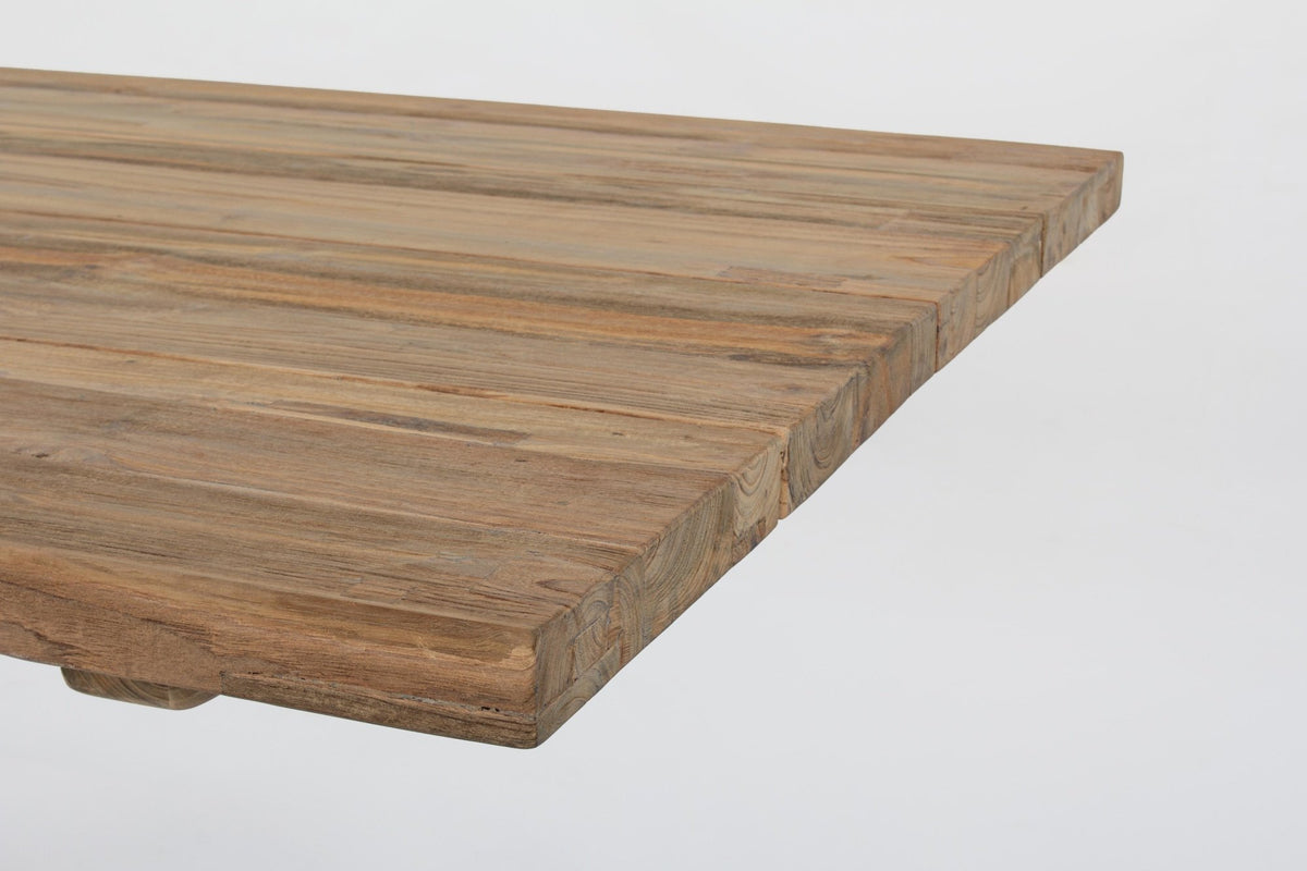 Kerti asztal - RAMSEY II barna tikfa kerti asztal