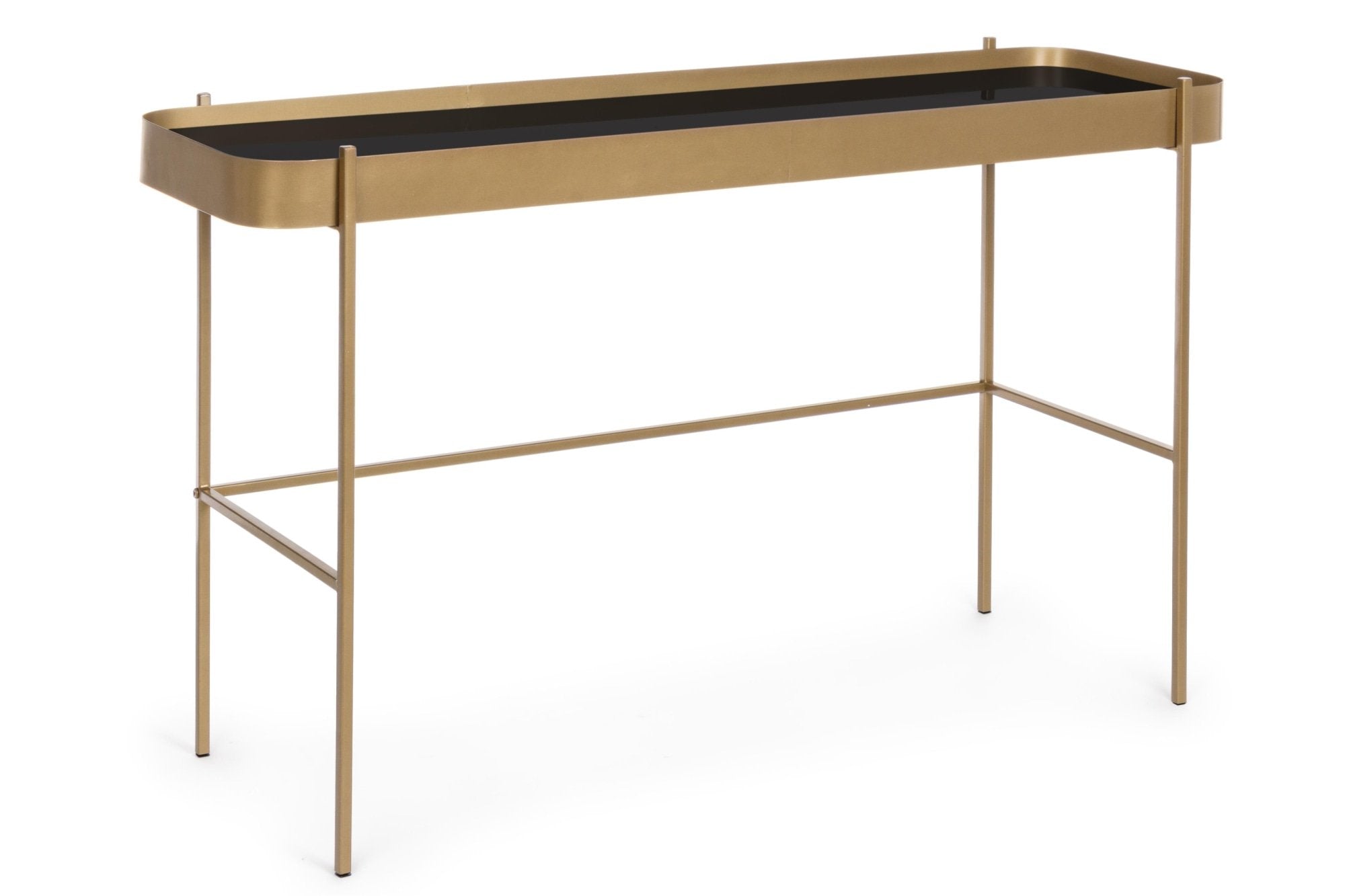 Konzolasztal - RASHIDA arany konzolasztal 120x43