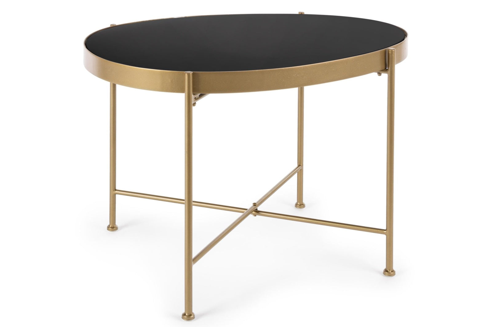 Lerakóasztal - RASHIDA arany lerakóasztal 63x46