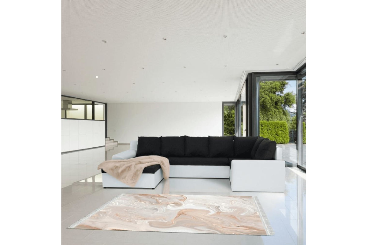 Szőnyeg - RENOX fehér polyester szőnyeg 120x180cm