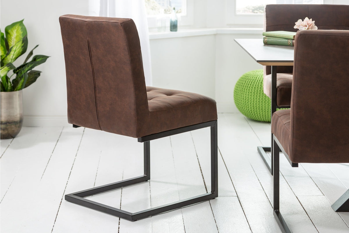 Szék - RIDER barna mikroszálas szék