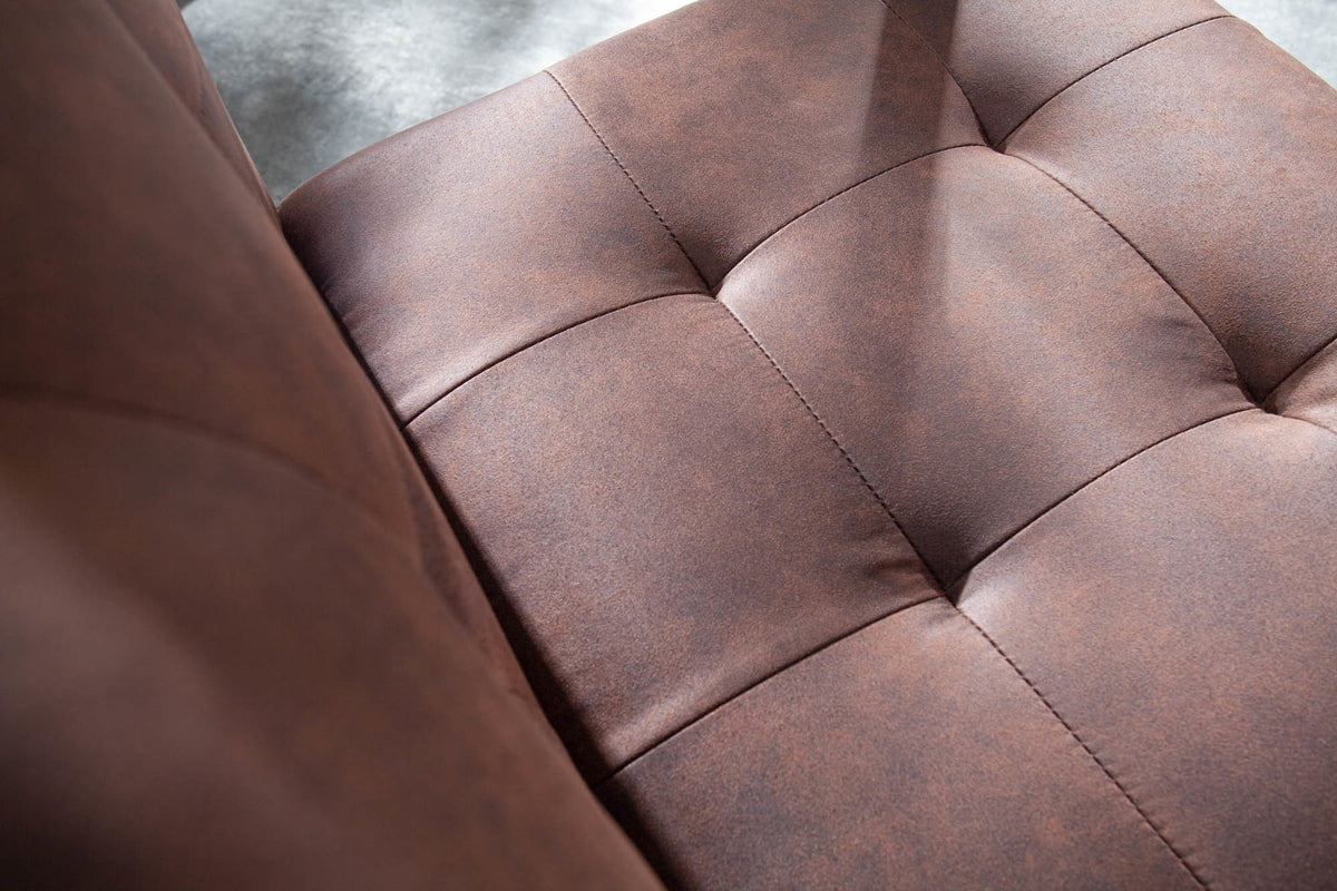Szék - RIDER vintage barna mikroszálas szék