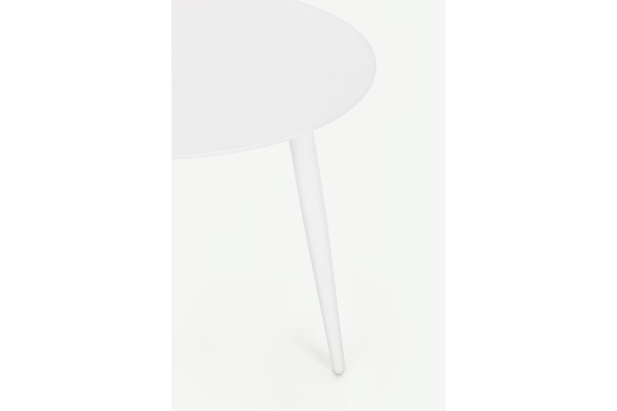 Kerti asztal - RIDLEY fehér alumínium kerti asztal