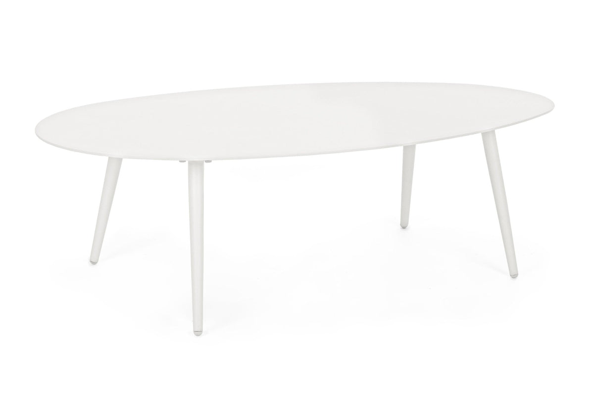Kerti asztal - RIDLEY II fehér alumínium kerti asztal