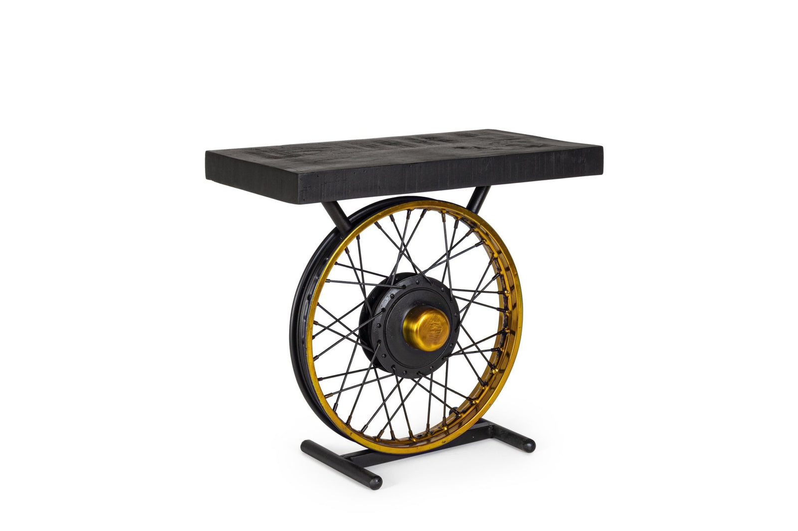 Dohányzóasztal - ROAD fekete mangófa dohányzóasztal