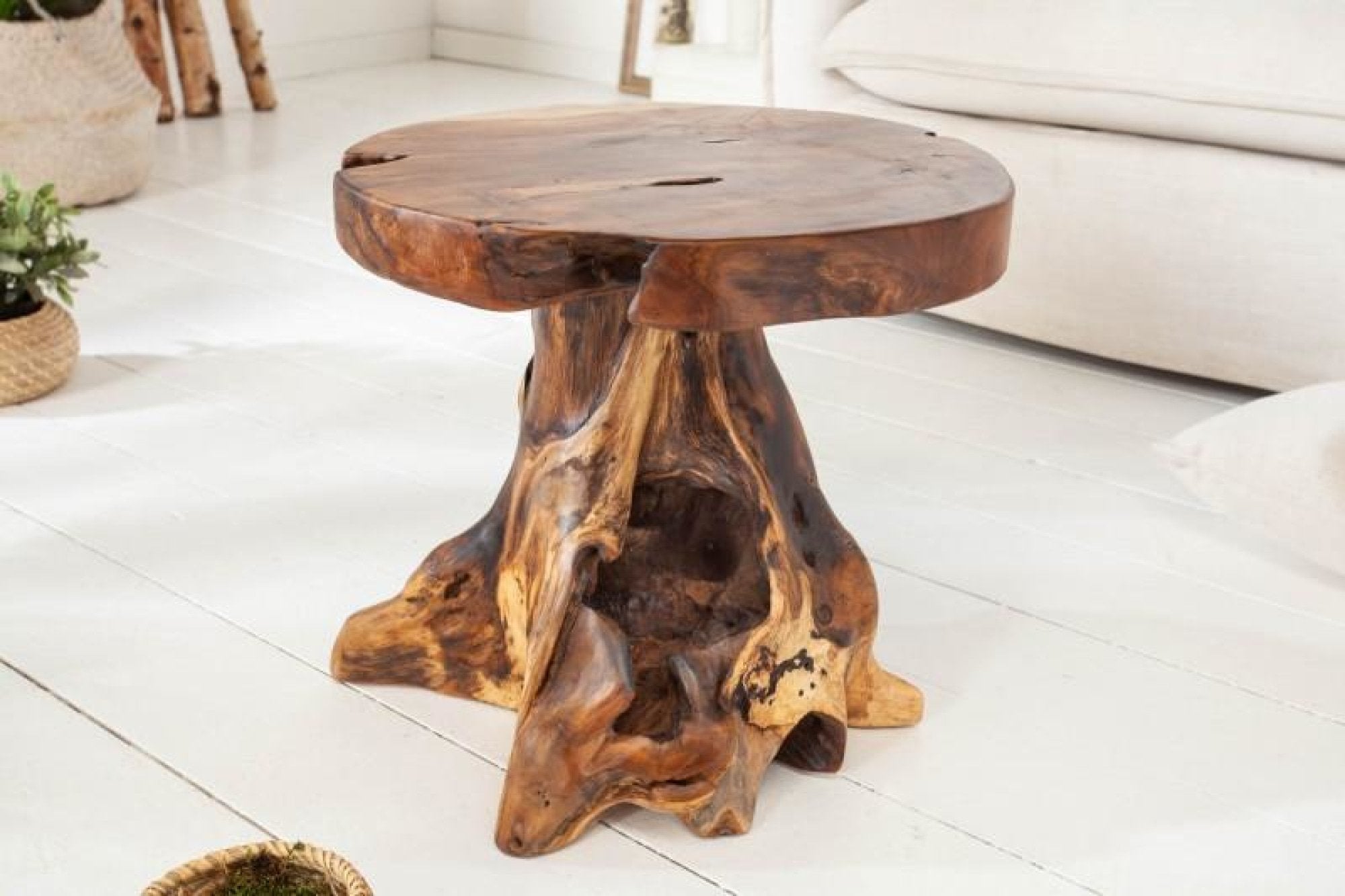Lerakóasztal - ROOT tikfa lerakóasztal 40 cm