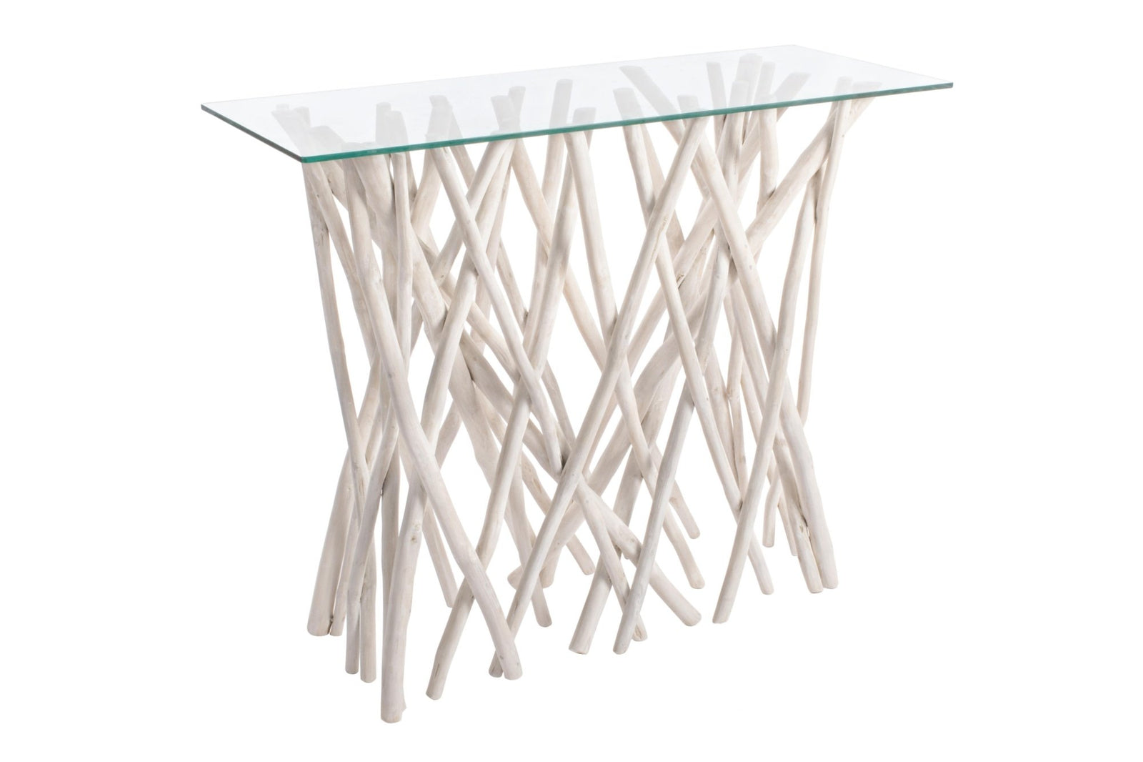 Konzolasztal - SAHEL konzolasztal üveggel