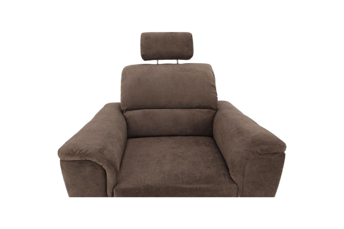 Fotel - SANTIAGO barna szövet fotel