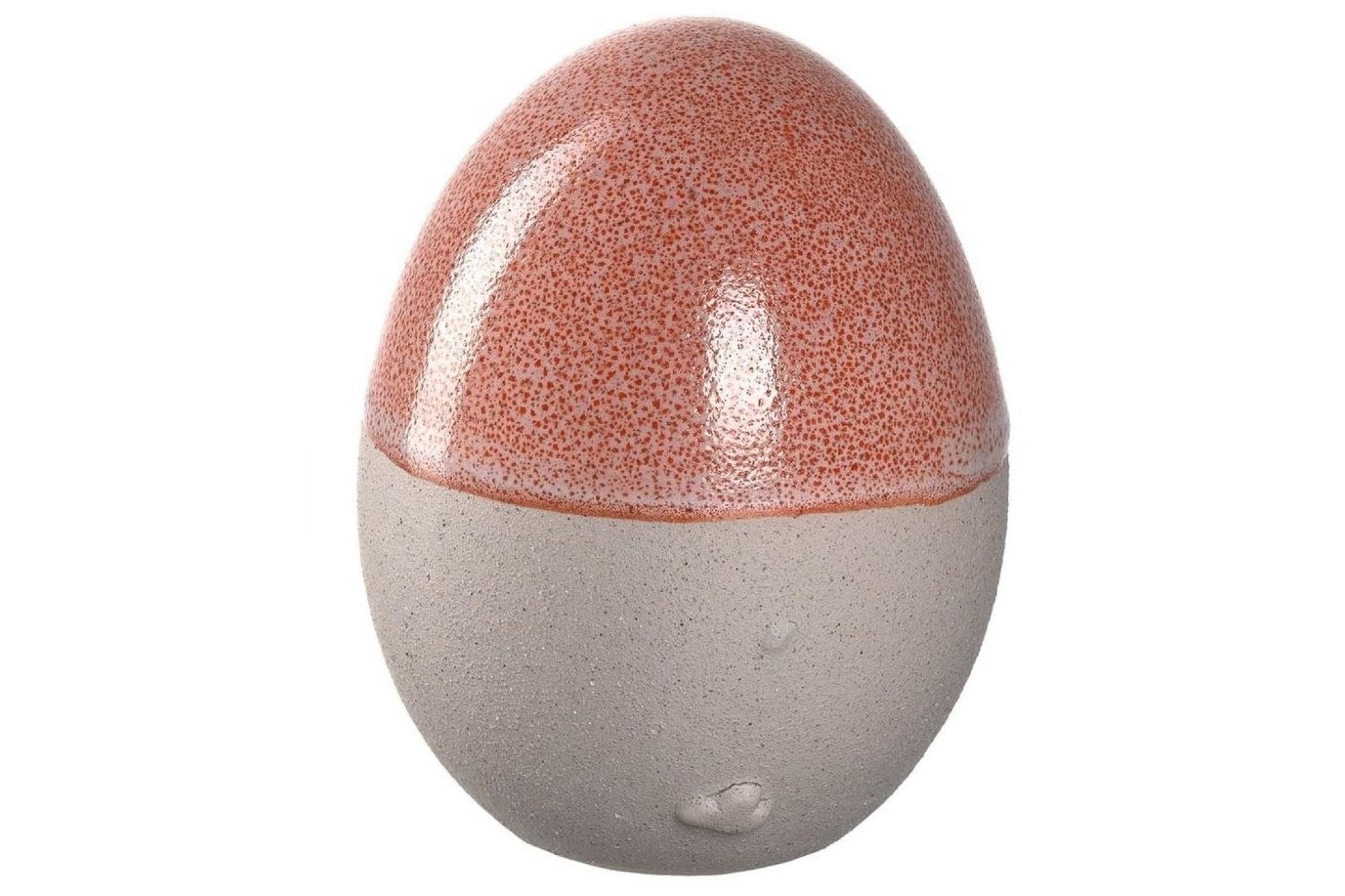 Dísztárgy - SAVONA kerámia tojás 15cm piros - Leonardo