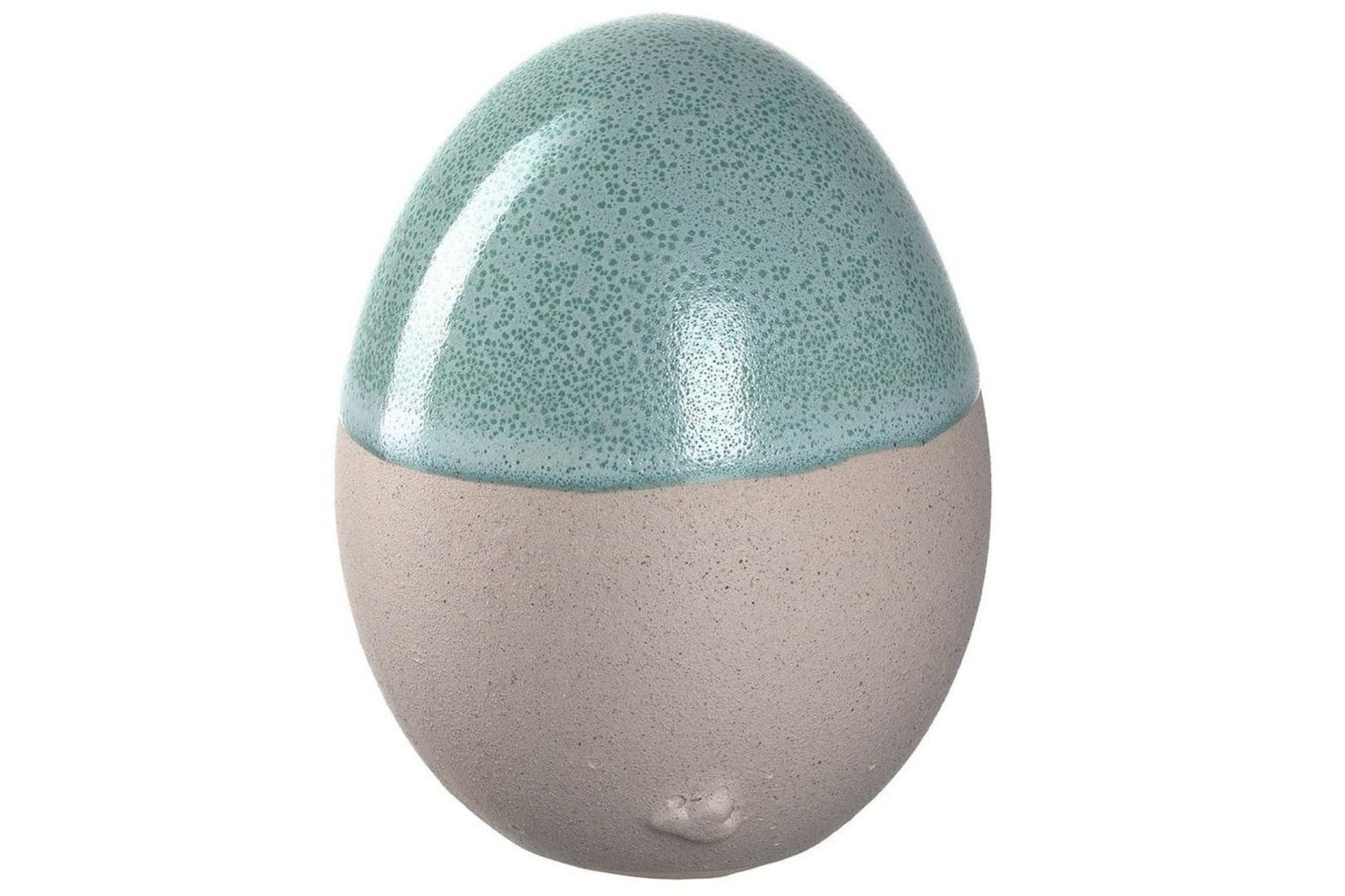 Dísztárgy - SAVONA kerámia tojás 15cm zöld - Leonardo