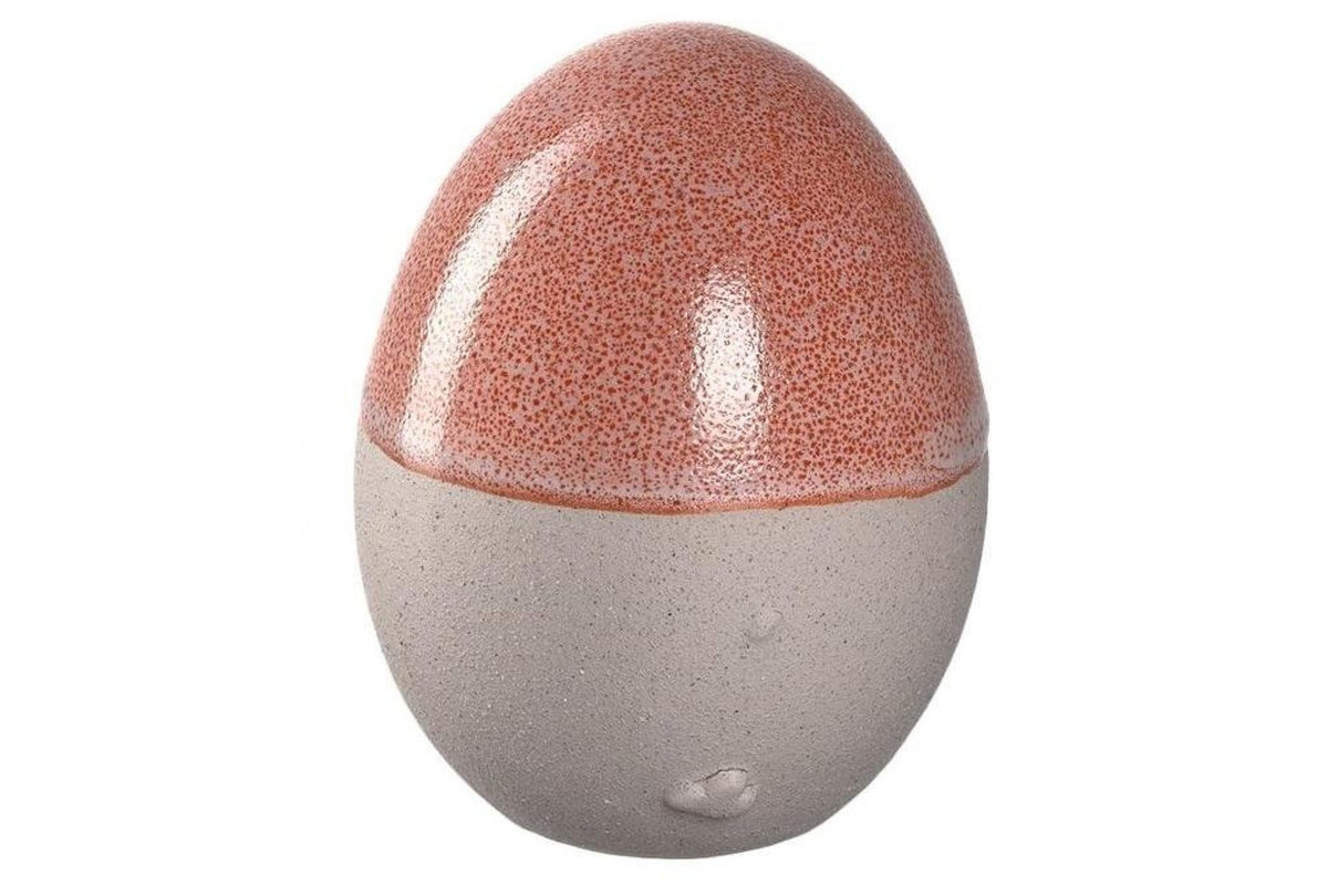 Dísztárgy - SAVONA kerámia tojás 6cm piros - Leonardo