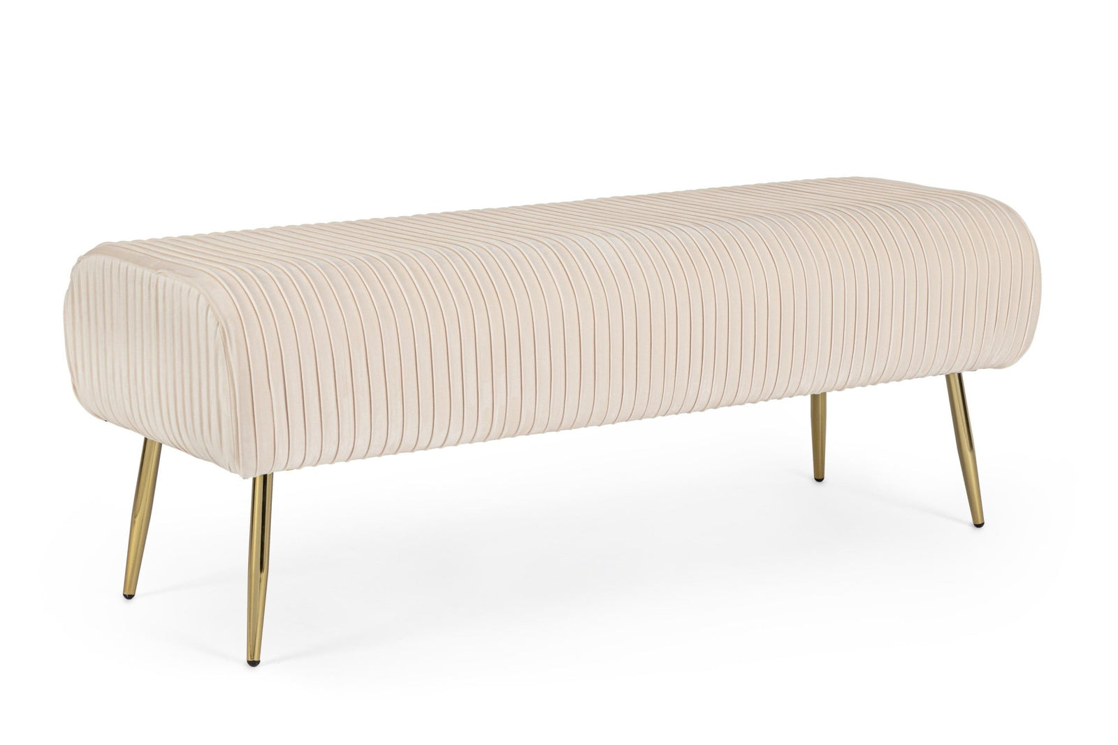 Ülőpad - SELENA törtfehér kordbársony ülőpad