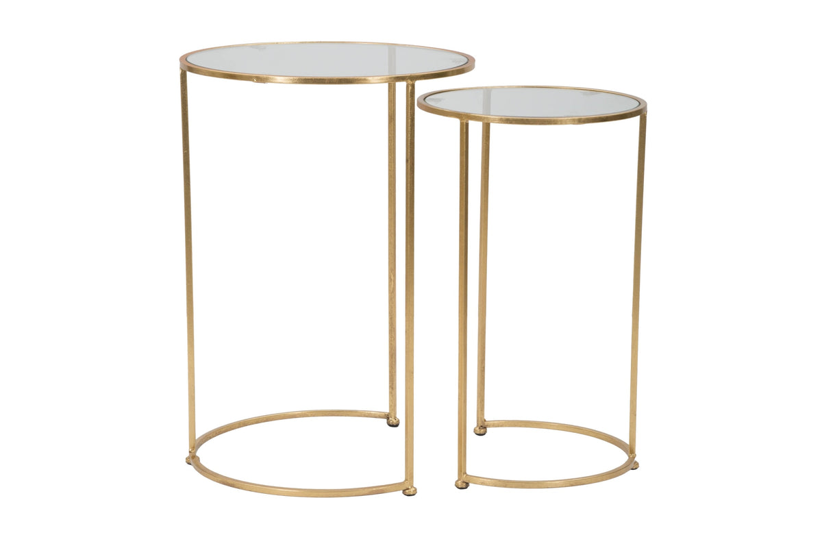 Lerakóasztal - SIMPLY GLAM arany vas lerakóasztal