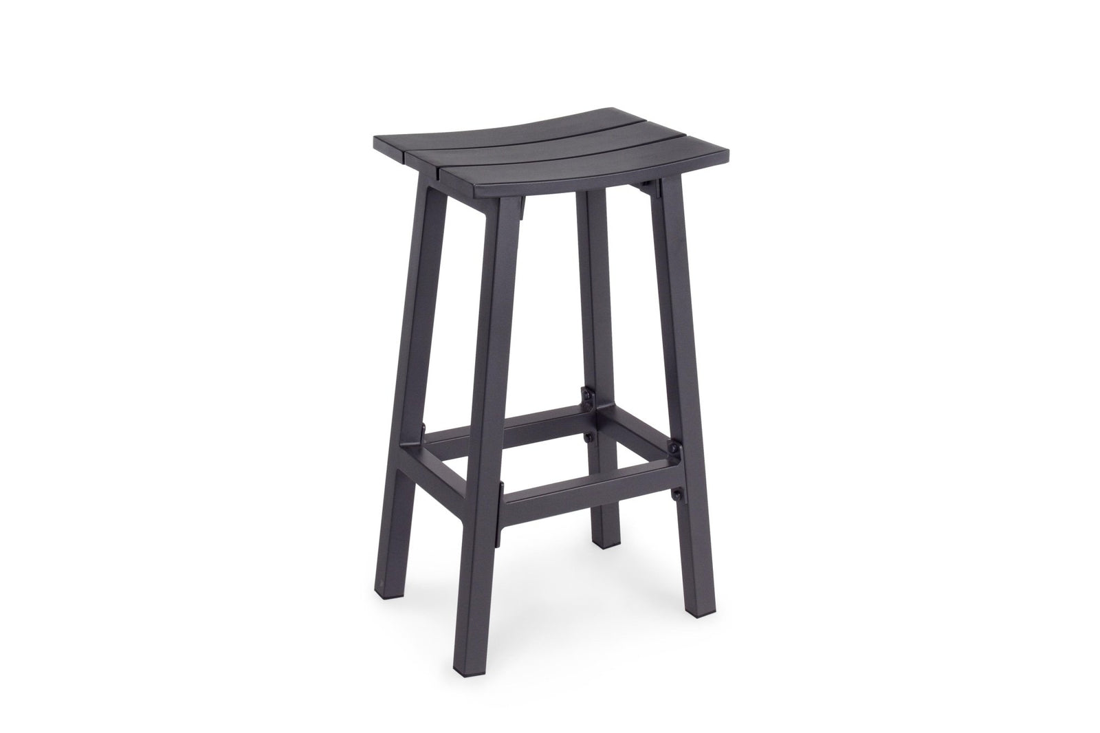 Bárszék - SKIPPER fekete alumínium bárszék