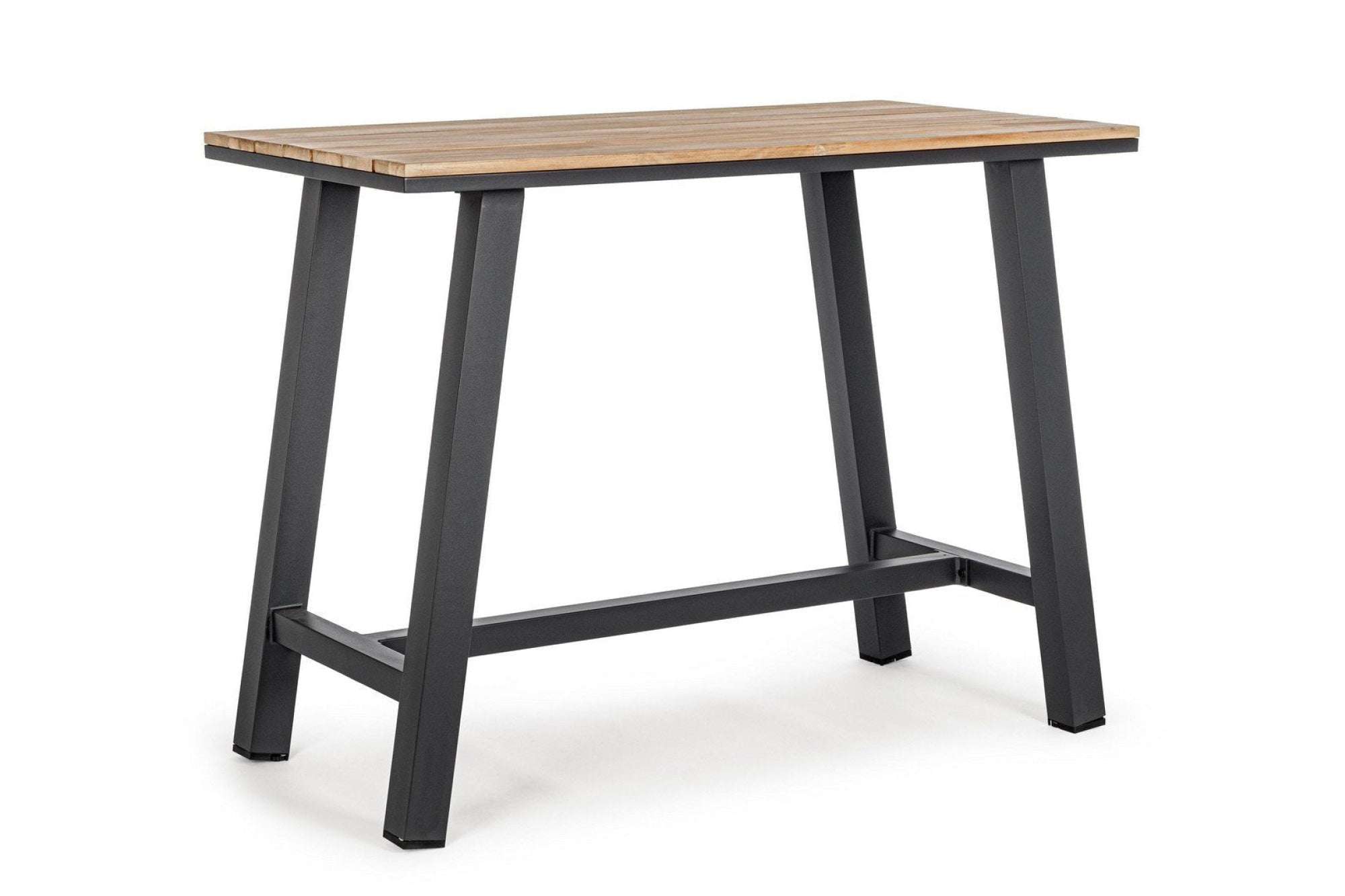 Bárasztal - SKIPPER II barna alumínium bárasztal