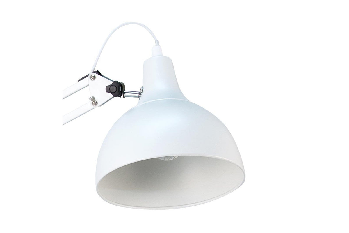 Asztali lámpa - SMALL fehér fém asztali lámpa
