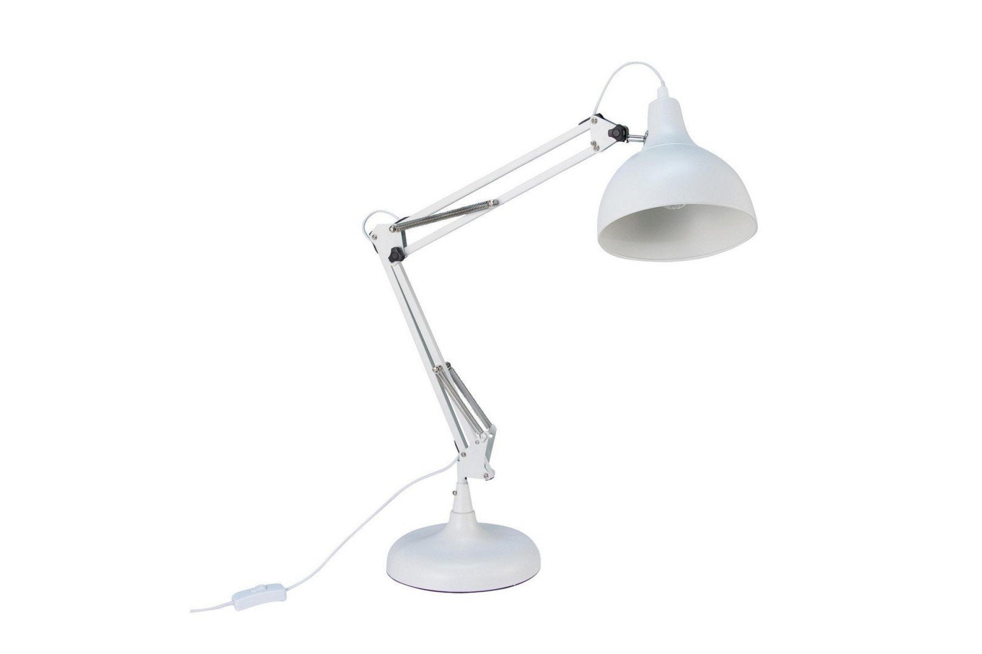 Asztali lámpa - SMALL fehér fém asztali lámpa