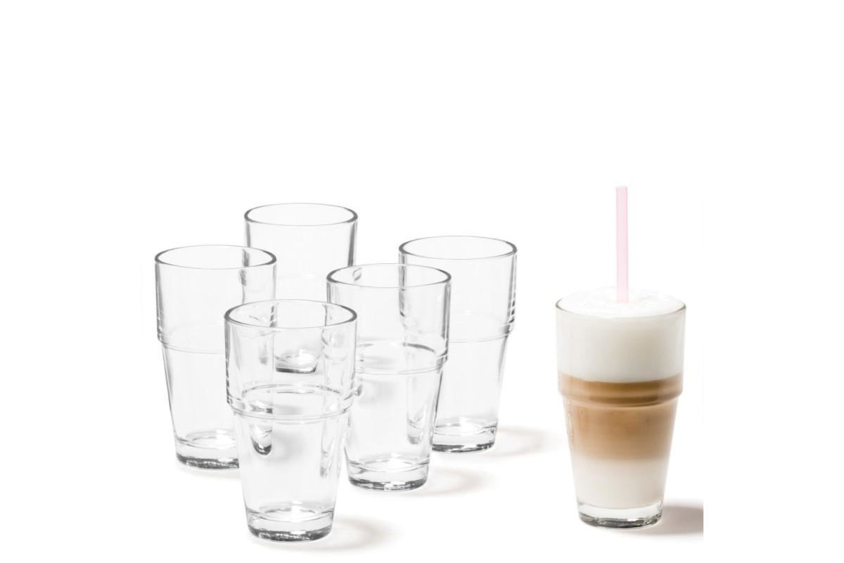 Latte pohár - SOLO pohár latte macchiatós 370ml - Leonardo