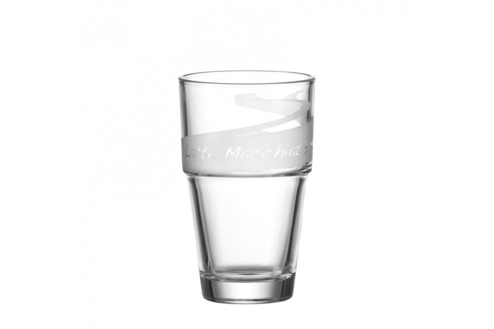 Latte pohár - SOLO pohár latte macchiatós 370ml szatin - Leonardo