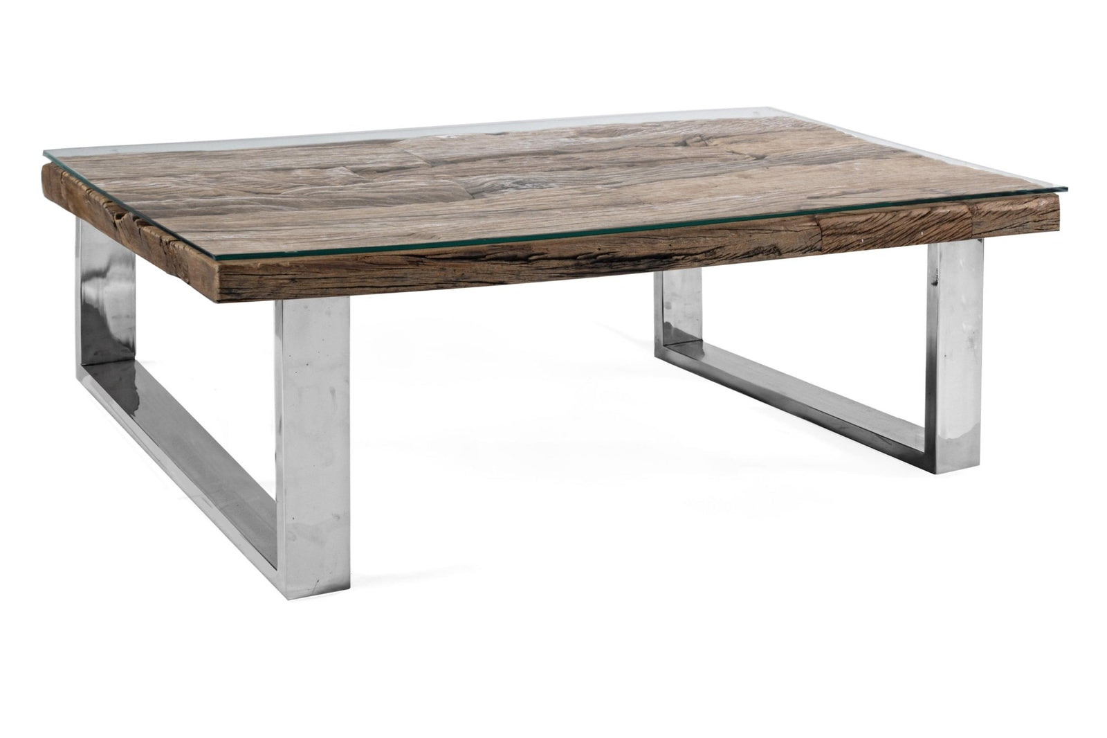 Dohányzóasztal - STANTON dohányzóasztal üveggel 100x100