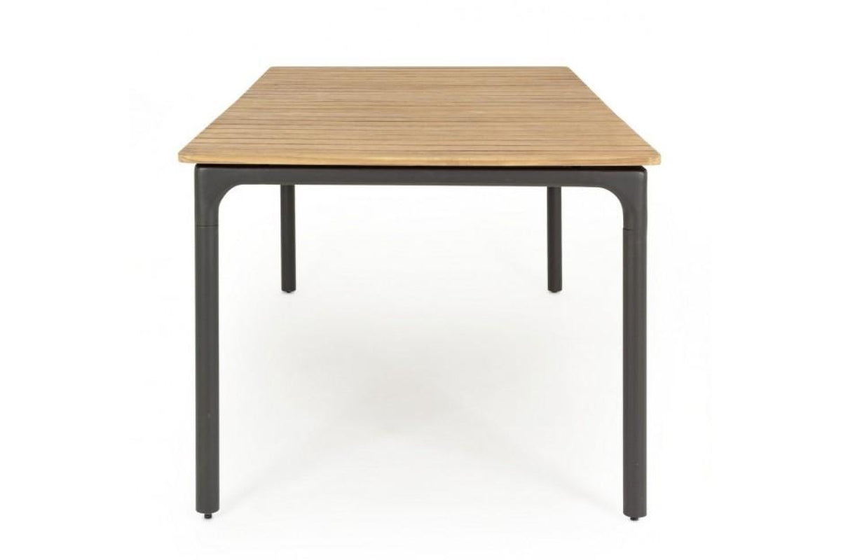 Kerti asztal - STONE barna tikfa kerti asztal