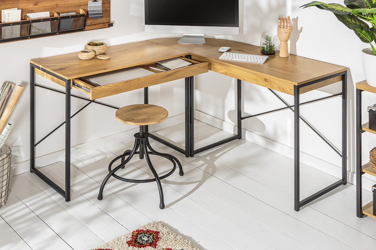 Íróasztal - STUDIO barna mdf íróasztal