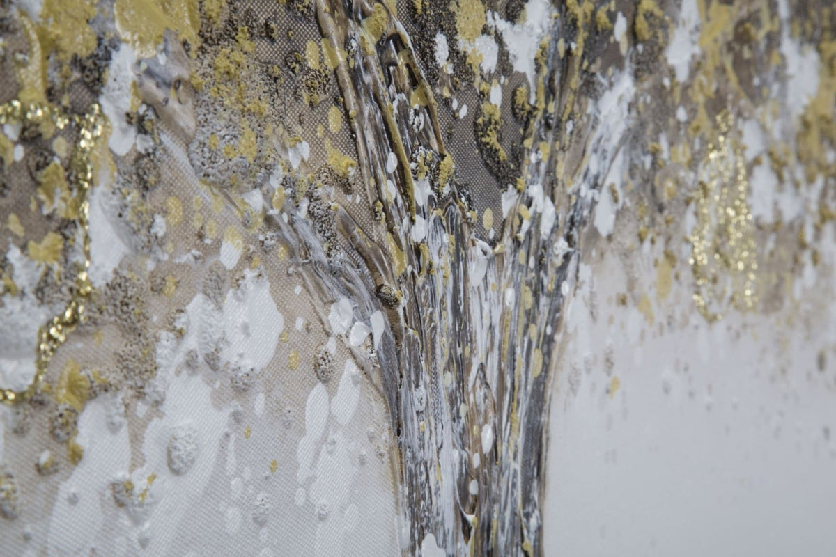 Festmény - SUPER TREE I arany és barna vászon festmény