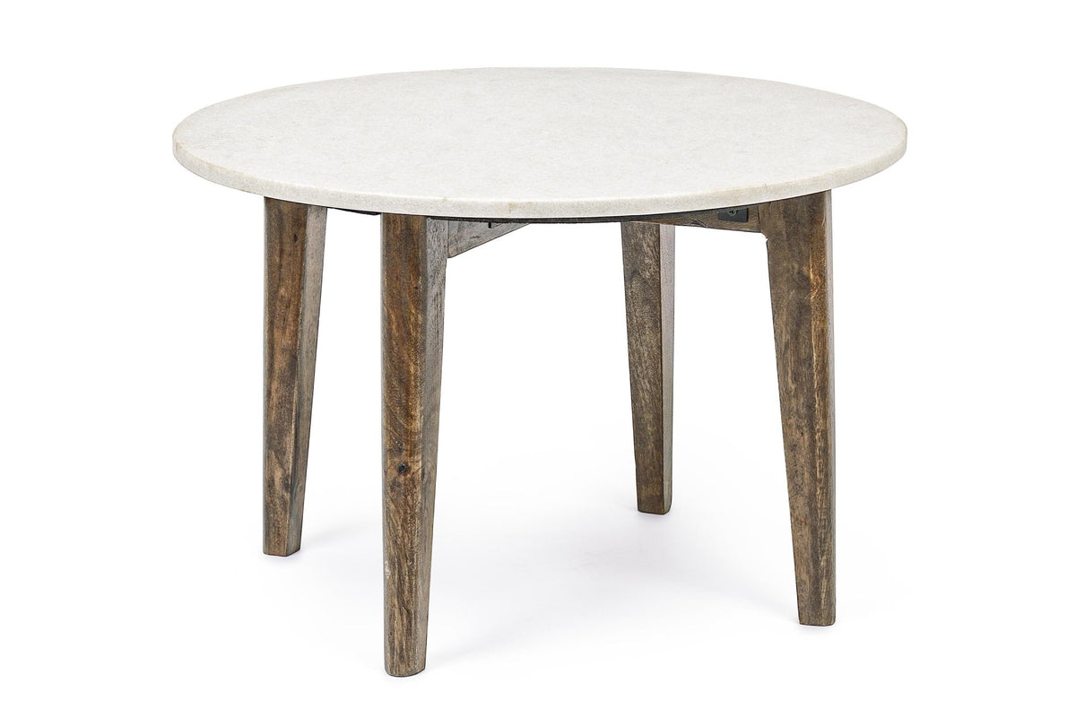 Lerakóasztal - SYLVESTER márvány lerakóasztal 60cm átmérő