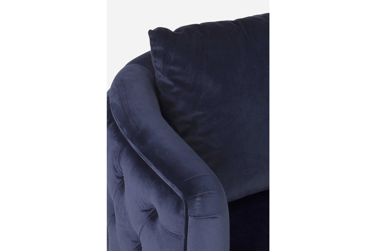 Fotel - TENBURY kék fotel