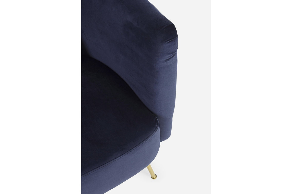 Fotel - TENBURY kék fotel