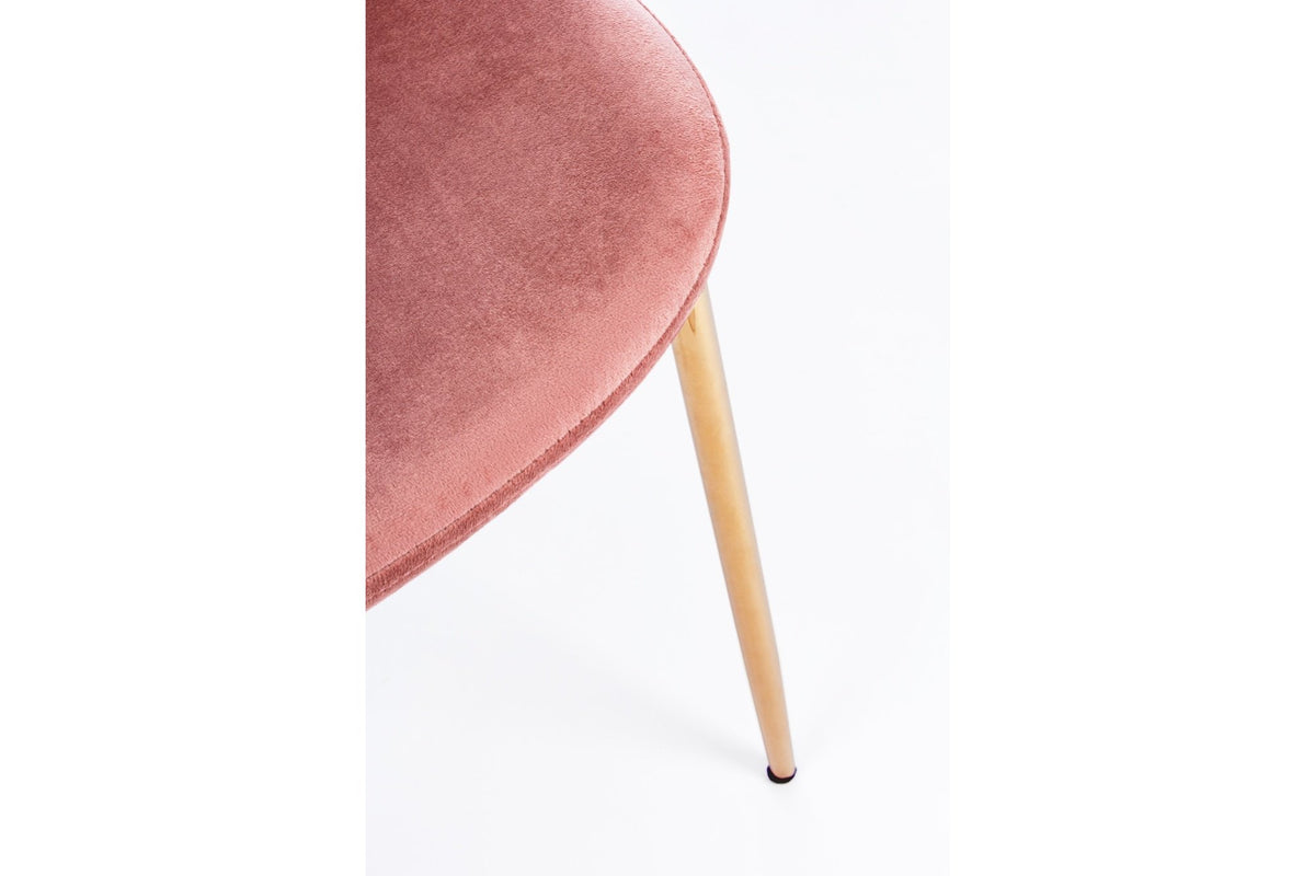Szék - TERRY rózsaszín bársony szék