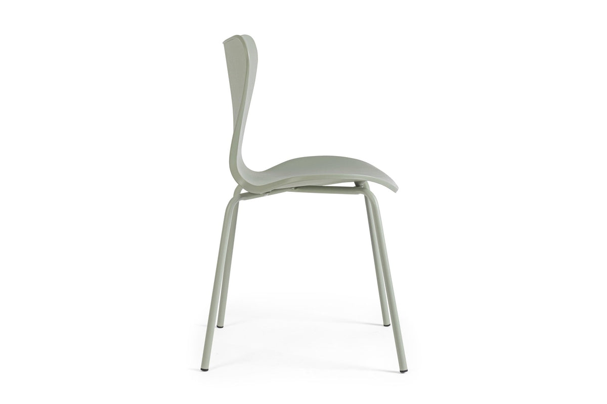 Kerti szék - TESSA zöld acél kerti szék