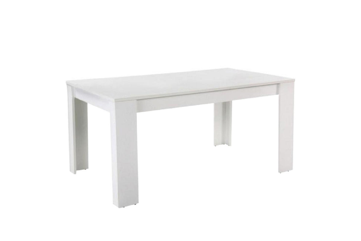 Étkezőasztal - TOMY fehér mdf étkezőasztal 160 cm