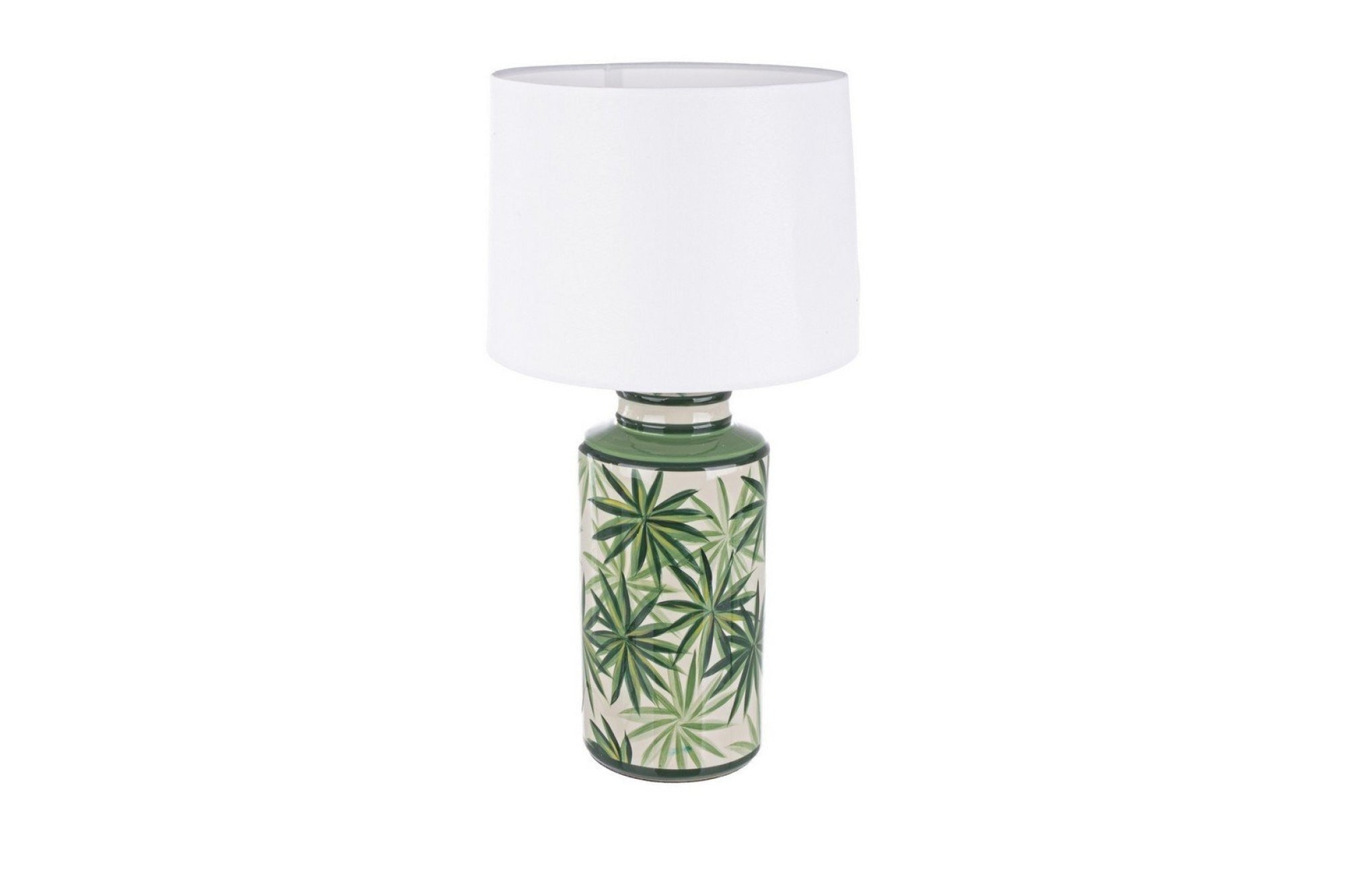 Asztali lámpa - TROPIC zöld porcelán asztali lámpa