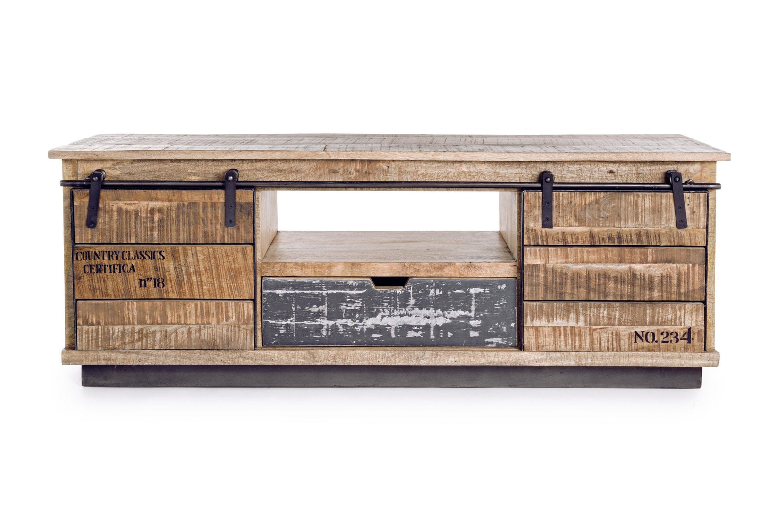 Tárolószekrény - TUDOR alacsony tálalószekrény 2 ajtóval és 1 fiókkal