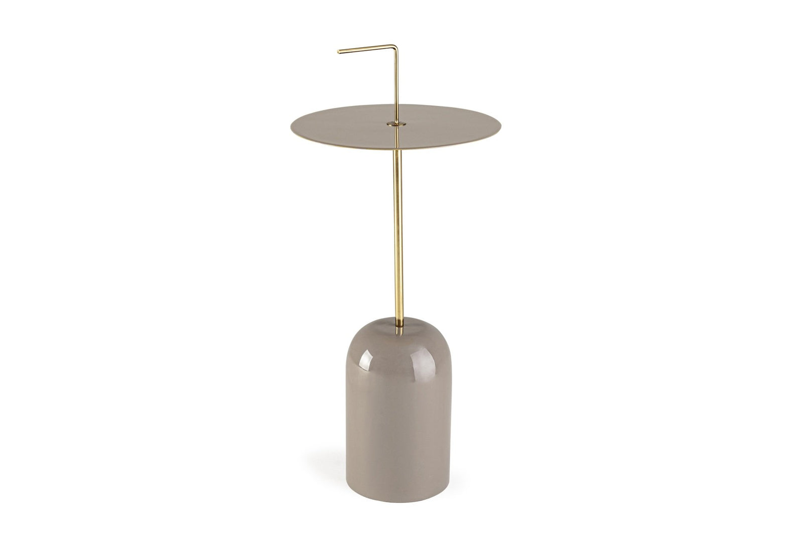 Lerakóasztal - TULASI szürke acél lerakóasztal