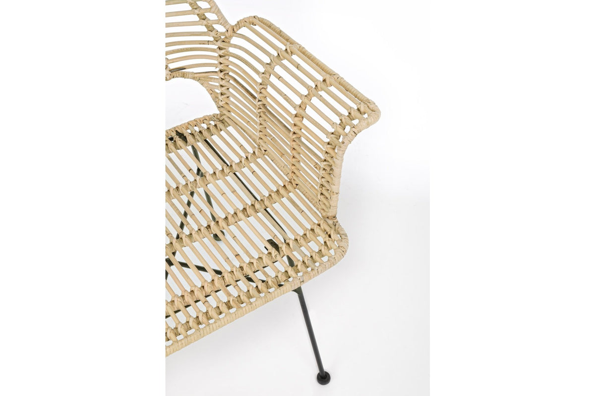 Kültéri fotel - TUNAS natúr kültéri fotel karfával